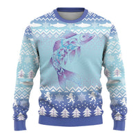 Cardiganshire Wales Christmas Ugly Christmas Sweater Ceredigion Herring Celtic Knot - Wonder Print Shop