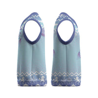 Cardiganshire Wales Christmas Knitted V-Neck Vest Ceredigion Herring Celtic Knot - Wonder Print Shop