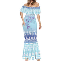 Cardiganshire Wales Christmas Mermaid Dress Ceredigion Herring Celtic Knot - Wonder Print Shop