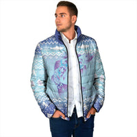 Cardiganshire Wales Christmas Padded Jacket Ceredigion Herring Celtic Knot - Wonder Print Shop