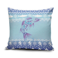 Cardiganshire Wales Christmas Pillow Cover Ceredigion Herring Celtic Knot - Wonder Print Shop