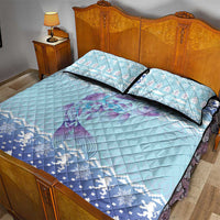 Cardiganshire Wales Christmas Quilt Bed Set Ceredigion Herring Celtic Knot - Wonder Print Shop