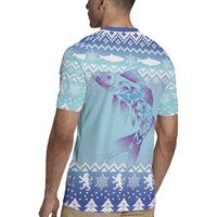 Cardiganshire Wales Christmas Rugby Jersey Ceredigion Herring Celtic Knot - Wonder Print Shop