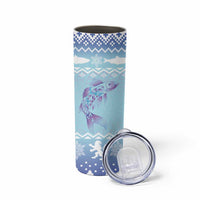 Cardiganshire Wales Christmas Skinny Tumbler Ceredigion Herring Celtic Knot - Wonder Print Shop