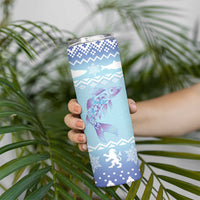 Cardiganshire Wales Christmas Skinny Tumbler Ceredigion Herring Celtic Knot - Wonder Print Shop