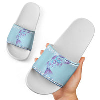 Cardiganshire Wales Christmas Slide Sandals Ceredigion Herring Celtic Knot - Wonder Print Shop