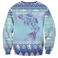 Cardiganshire Wales Christmas Sweatshirt Ceredigion Herring Celtic Knot - Wonder Print Shop