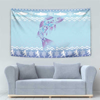 Cardiganshire Wales Christmas Tapestry Ceredigion Herring Celtic Knot - Wonder Print Shop