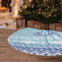 Cardiganshire Wales Christmas Tree Skirt Ceredigion Herring Celtic Knot - Wonder Print Shop