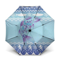 Cardiganshire Wales Christmas Umbrella Ceredigion Herring Celtic Knot - Wonder Print Shop