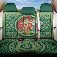 Personalized Carmarthenshire Wales Back Car Seat Cover Map and Emblem Celtic Style - Wonder Print Shop