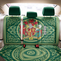 Personalized Carmarthenshire Wales Back Car Seat Cover Map and Emblem Celtic Style - Wonder Print Shop