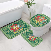 Personalized Carmarthenshire Wales Bathroom Set Map and Emblem Celtic Style - Wonder Print Shop