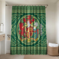 Personalized Carmarthenshire Wales Bathroom Set Map and Emblem Celtic Style - Wonder Print Shop