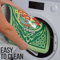 Personalized Carmarthenshire Wales Bathroom Set Map and Emblem Celtic Style - Wonder Print Shop