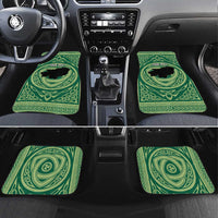 Personalized Carmarthenshire Wales Car Mats Map and Emblem Celtic Style - Wonder Print Shop