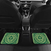 Personalized Carmarthenshire Wales Car Mats Map and Emblem Celtic Style - Wonder Print Shop