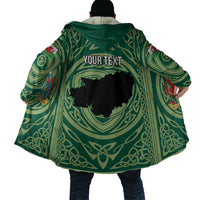 Personalized Carmarthenshire Wales Cloak Map and Emblem Celtic Style - Wonder Print Shop