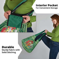 Personalized Carmarthenshire Wales Grocery Bag Map and Emblem Celtic Style - Wonder Print Shop