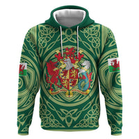 Personalized Carmarthenshire Wales Hoodie Map and Emblem Celtic Style - Wonder Print Shop