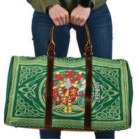 Personalized Carmarthenshire Wales Travel Bag Map and Emblem Celtic Style - Wonder Print Shop