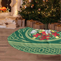 Carmarthenshire Wales Tree Skirt Map and Emblem Celtic Style - Wonder Print Shop