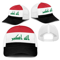 Iraq Mesh Trucker Cap National Flag Colors - Wonder Print Shop