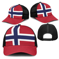 Norway Mesh Trucker Cap National Flag Colors - Wonder Print Shop