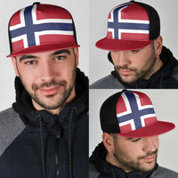 Norway Mesh Trucker Cap National Flag Colors - Wonder Print Shop