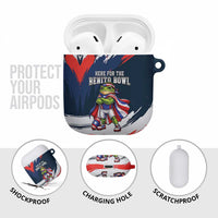 Benito Bowl Puerto Rican Football AirPods Case Coquí Frog Puerto Rican