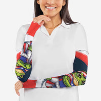 Benito Bowl Puerto Rican Football Arm Sleeves Coquí Frog Puerto Rican