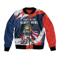 Benito Bowl Puerto Rican Football Bomber Jacket Coquí Frog Puerto Rican