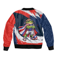 Benito Bowl Puerto Rican Football Bomber Jacket Coquí Frog Puerto Rican