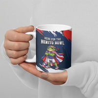 Benito Bowl Puerto Rican Football Ceramic Mug Coquí Frog Puerto Rican