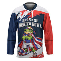 Benito Bowl Puerto Rican Football Hockey Jersey Coquí Frog Puerto Rican