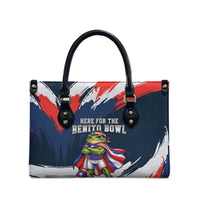 Benito Bowl Puerto Rican Football Leather Bag Coquí Frog Puerto Rican
