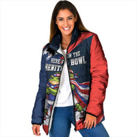 Benito Bowl Puerto Rican Football Padded Jacket Coquí Frog Puerto Rican