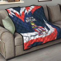 Benito Bowl Puerto Rican Football Quilt Coquí Frog Puerto Rican