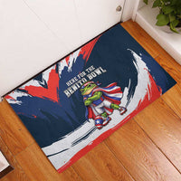 Benito Bowl Puerto Rican Football Rubber Doormat Coquí Frog Puerto Rican