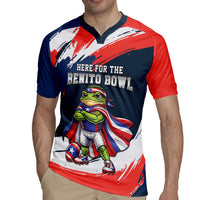 Benito Bowl Puerto Rican Football Rugby Jersey Coquí Frog Puerto Rican