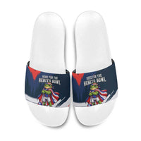 Benito Bowl Puerto Rican Football Slide Sandals Coquí Frog Puerto Rican