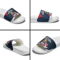 Benito Bowl Puerto Rican Football Slide Sandals Coquí Frog Puerto Rican