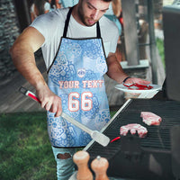 Custom World Football 2026 England Apron Three Lions and Tudor Rose Pattern