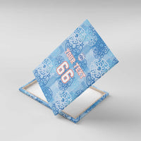 Custom World Football 2026 England Canvas Wall Art Three Lions and Tudor Rose Pattern