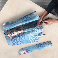 Custom World Football 2026 England Umbrella Three Lions and Tudor Rose Pattern