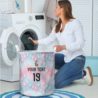 Custom World Football 2026 Belgium Laundry Basket Belgian The Red Devils Champions
