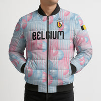 Custom World Football 2026 Belgium Bomber Puffer Jacket Belgian The Red Devils Champions