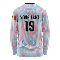 Custom World Football 2026 Belgium Long Sleeve Shirt Belgian The Red Devils Champions