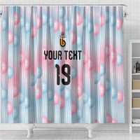 Custom World Football 2026 Belgium Shower Curtain Belgian The Red Devils Champions