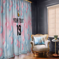 Custom World Football 2026 Belgium Window Curtain Belgian The Red Devils Champions